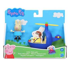 Set figurina si elicopter, Peppa Pig, Little Helicopter, F2742 imagine