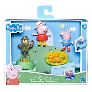 Set de joaca cu 2 figurine si accesorii, Peppa Pig, Garden Fun, F3767 imagine