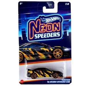 Masinuta metalica, Hot Wheels, Neon Speeders, 01 Acura Integra GSR Custom, HRW73 imagine