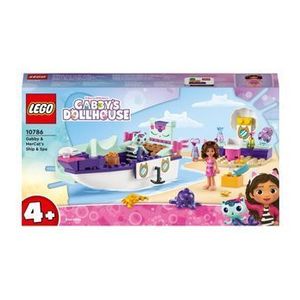 LEGO Gabby's Dollhouse - Barca cu spa a lui Gabby si a Pisirenei 10786 imagine