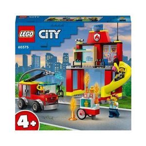 LEGO City - Remiza si masina de pompieri 60375 imagine