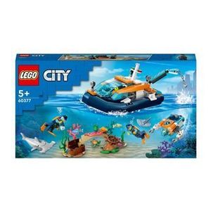LEGO City - Barca pentru scufundari de explorare 60377 imagine