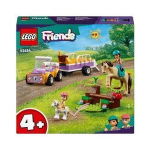LEGO Friends - Remorca cu cal si ponei 42634 imagine