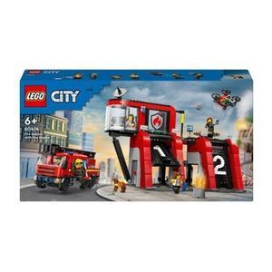 LEGO City - Statie si camion de pompieri 60414 imagine