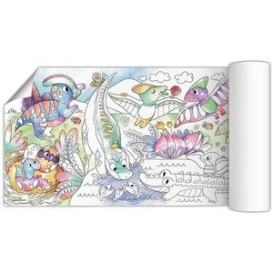 Joc creativ Poster de colorat Dinozauri 70 x 16 cm Dodo imagine