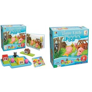 Joc Three Little Piggies - Deluxe | Smart Games imagine