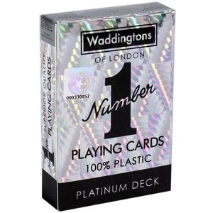 Carti de joc - Number 1 - Platinum Deck | Waddingtons imagine