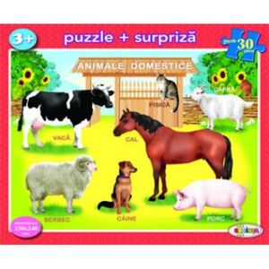 Puzzle - Animale domestice (30 piese) | Dorinta imagine