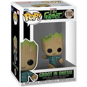 Figurina - Pop! Marvel - I Am Groot - Groot in Onesie | Funko imagine