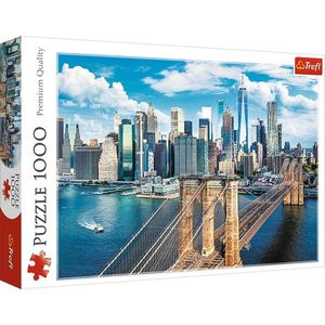 Puzzle 1000 piese - Brooklyn Bridge | Trefl imagine