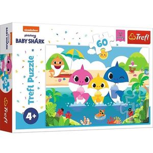 Puzzle 60 piese - Baby Shark | Trefl imagine