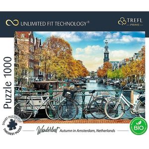 Puzzle 1000 piese - Toamna in Amsterdam | Trefl imagine