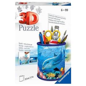 Puzzle 3D. Suport pixuri: Delfin imagine