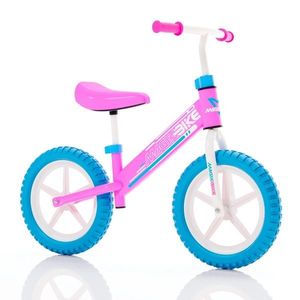 Bicicleta echilibru fara pedale Magik Bikes roti EVA 12 inch reglabila Pink Sport Roz cu Bleu imagine