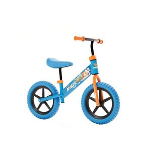 Bicicleta echilibru fara pedale Magik Bikes roti EVA 12 inch reglabila Space Rocket 2-5 ani Albastru cu Portocaliu imagine