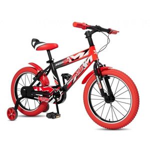 Bicicleta pentru copii 14 inch Magik Bikes 2 frane de mana roti ajutatoare StartPro BiColor imagine