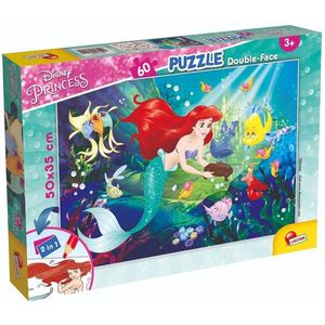 Puzzle 2 in 1 Lisciani Disney Princess, Mica Sirena, Plus, 60 piese imagine