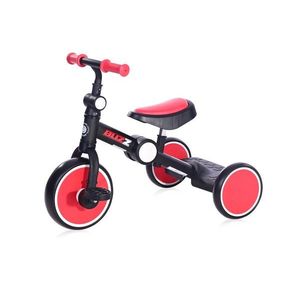 Tricicleta pentru copii, complet pliabila, Lorelli Buzz, Black Red imagine