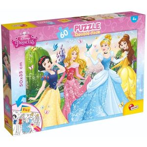Puzzle 2 in 1 Lisciani Disney Princess, Plus, 60 piese imagine
