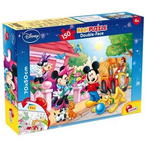 Puzzle de podea, Lisciani, Disney Mickey Mouse, Maxi, 150 piese imagine
