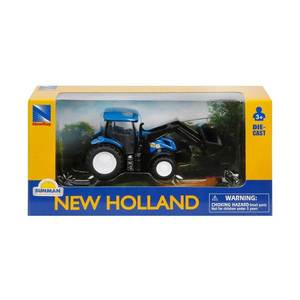 Vehicul de constructie, New Ray, Buldozer New Holland, Albastru imagine