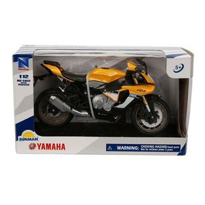 Motocicleta metalica, New Ray, Yamaha YZF-R1 2016, Galben, 1: 12 imagine