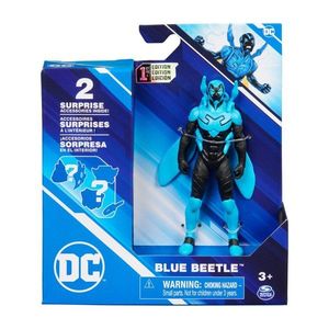 Figurina cu 2 accesorii surpriza, DC Universe, Blue Beetle, 10 cm, 20144128 imagine