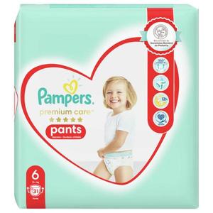 Scutece-Chilotel - Pampers Premium Care Pants, marimea 6 ( 15+ kg), 31 buc imagine