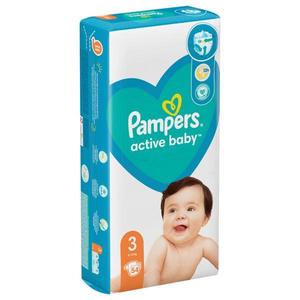 Scutece pentru Bebelusi - Pampers Active Baby, marimea 3 (6-10 kg), 54 buc imagine