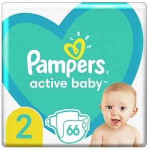 Scutece pentru Bebelusi - Pampers Active Baby, marimea 2 (4-8 kg), 66 buc imagine