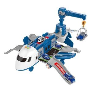 Avion cargo pentru copii simulator transport cu sunete si lumini imagine