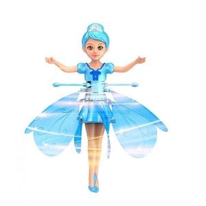 Papusa zana zburatoare Flying Fairy Bleu imagine