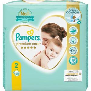 Scutece pentru Nou-nascuti - Pampers Premium Care New Baby, marimea 2 (4-8 kg), 23 buc imagine