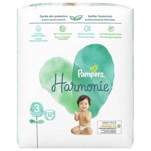 Scutece pentru Bebelusi - Pampers Harmonie, marimea 3 (6-10 kg), 22 buc imagine