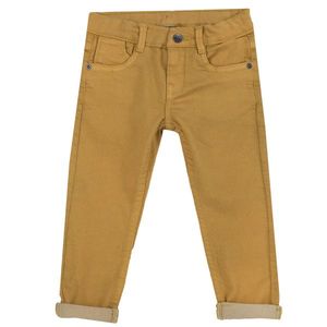 Pantalon lung copii Chicco, galben, 08272 imagine