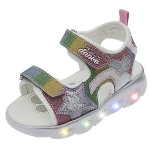 Sandale copii Chicco cu luminite, multicolor, 71146-66P imagine