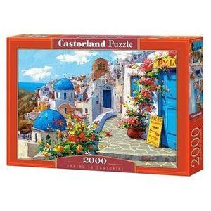 Puzzle Spring in Santorini, 2000 piese imagine
