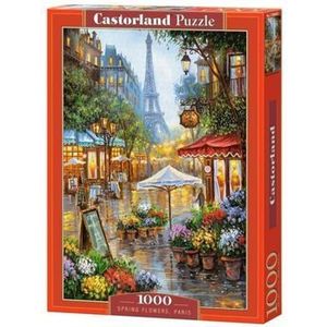 Puzzle Flori de primavara la Paris, 1000 piese imagine