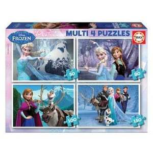 Puzzle Multi Frozen, 50-80-100-150 piese imagine