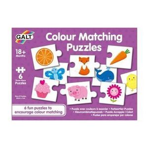 Set 6 puzzle-uri Galt- Lumea culorilor, 3 piese imagine