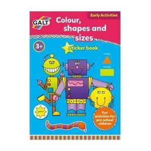 Carte de colorat Galt - Culori, forme si dimensiuni imagine