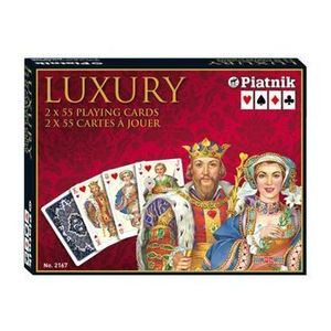 Set carti de joc de lux Piatnik, Luxury 2 x 55 imagine