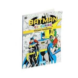 Carte de colorat Batman Vintage Foundation imagine