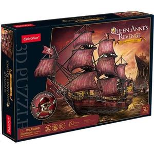 Puzzle 3D 391 piese. Nava Queen Anne's Revenge. Blackbeard's Ship imagine