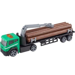 Camion Cargo Transporter, Teamsterz, Verde imagine