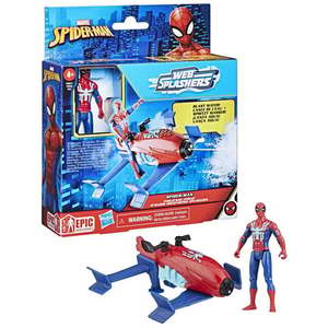 Figurina si vehicul, Marvel Spider-Man, Web Splashers, Spider-Man si Hydro Jet imagine
