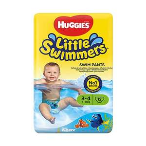 Scutece Huggies Little Swimmers, Nr 3-4, 7 - 15 Kg, 12 buc imagine