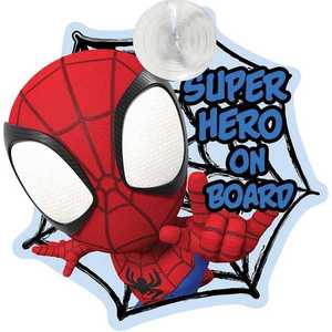 Semn de avertizare TataWay Baby on Board Spiderman Super Hero On Board imagine