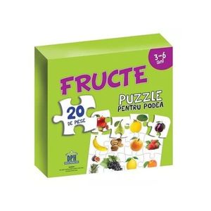 Puzzle pentru podea - Fructe | Didactica Publishing House imagine