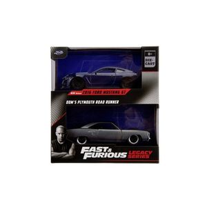 Set 2 masini - Fast & Furious - Ford Mustang | Jada Toys imagine